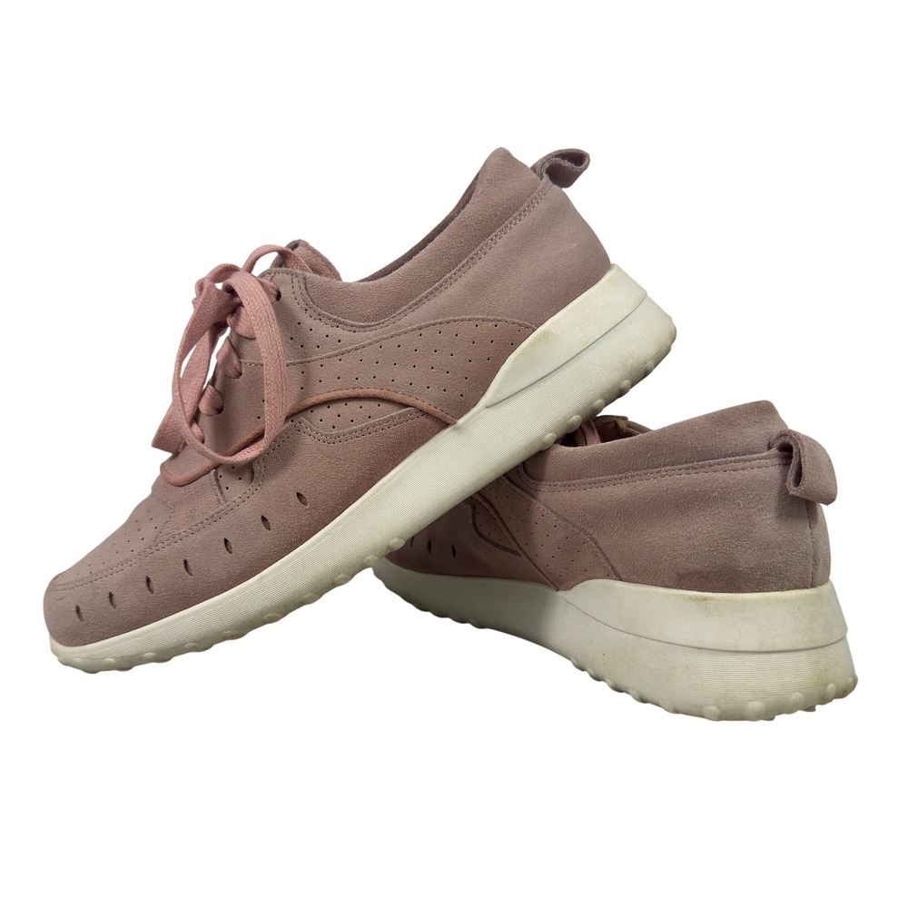 Matisse Pink Suede Lace Up Sneakers Women's Size 9 Casual‎ Comfort Shoes